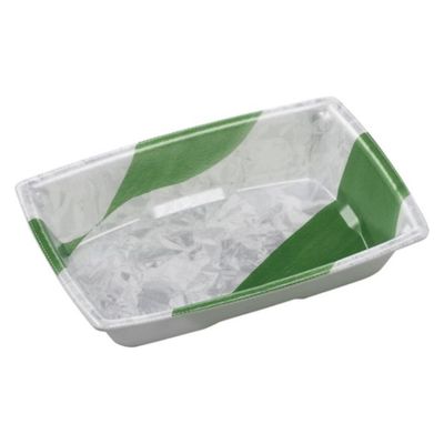 エフピコ 軽食容器 角盛鉢18-12(38) 本体 笹氷 49235182 1ケース(1200個(50個×24)（直送品）