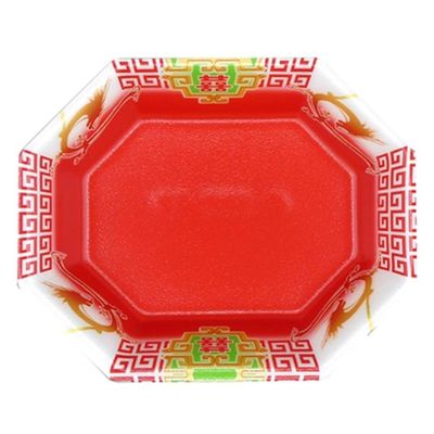 エフピコ 発泡トレー F-830-27 昇龍赤 49461830 1ケース(2000個(50個×40)（直送品）