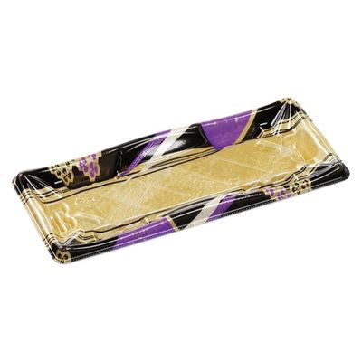 エフピコ 寿司容器 輝ステージ1-5PK 本体 角みやび紫 49870105 1ケース(1000個(50個×20)（直送品）