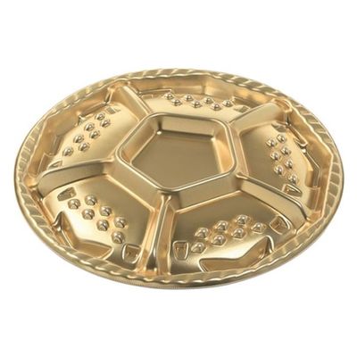 エフピコ オードブル容器 シェルトプラッター丸40 本体 金 49900400 1ケース(150個(10個×15)（直送品）