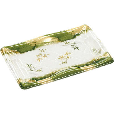 エフピコ 寿司容器 輝ステージ2-4PK 本体 竹ゆめ緑 49900204 1ケース(900個(50個×18)（直送品）