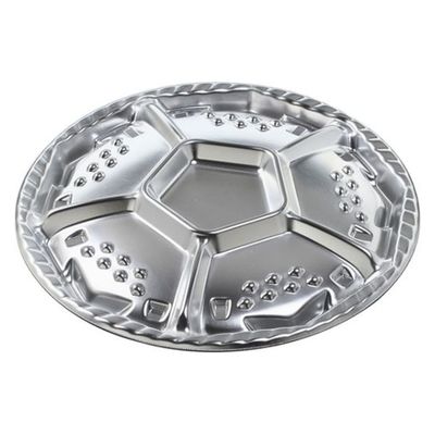 エフピコ オードブル容器 シェルトプラッター丸50 本体 銀 49910500 1ケース(100個(10個×10)（直送品）