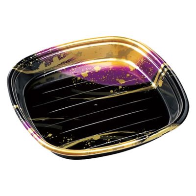 エフピコ 寿司桶 新角桶3人P(V) 本体 絵巻 49971130 1ケース(300個(10個×30)（直送品）