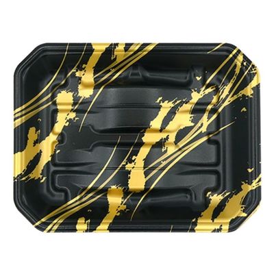 エフピコ 刺身容器 豊漁25-19(27)A 線ふで金 4A424259 1ケース(900個(100個×9)（直送品）