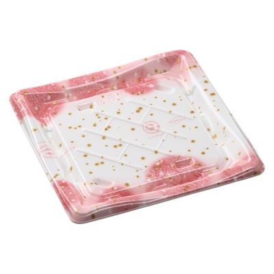 エフピコ 寿司容器 彩風3-3 本体 すい星ピンク 4A620303 1ケース(900個(50個×18)（直送品）