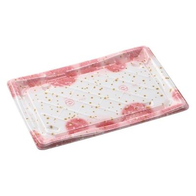 エフピコ 寿司容器 彩風3-6 本体 すい星ピンク 4A620306 1ケース(400個(50個×8)（直送品）