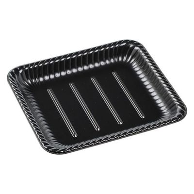 エフピコ オードブル容器 ティアラ角皿25-22 本体 エコ黒 4A772522 1ケース(600個(50個×12)（直送品）