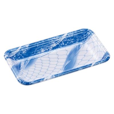 エフピコ 発泡トレー FLB-A11-25 海氷青 4B100114 1ケース(2400個(100個×24)（直送品）