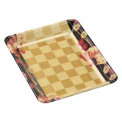 エフピコ 発泡トレー FLB-A25-30 扇市松金 4B560256 1ケース(900個(100個×9)（直送品）