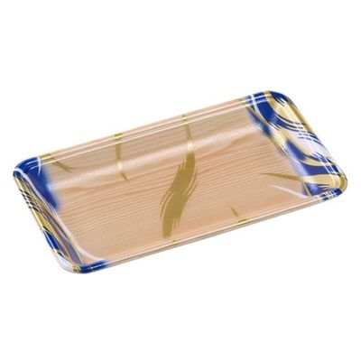 エフピコ 発泡トレー FLB-Y14-25 風紋木目青 4B822144 1ケース(1200個(100個×12)（直送品）