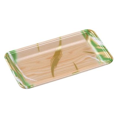 エフピコ 発泡トレー FLB-Y14-25 風紋木目緑 4B832144 1ケース(1200個(100個×12)（直送品）