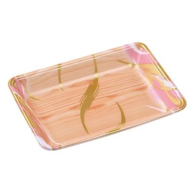 エフピコ 発泡トレー FLB-Y18-33 風紋木目ピンク 4B852189 1ケース(900個(100個×9)（直送品）