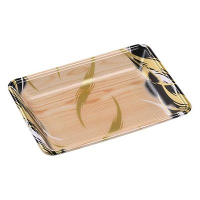 エフピコ 発泡トレー FLB-Y18-33 風紋木目黒 4B862189 1ケース(900個(100個×9)（直送品）