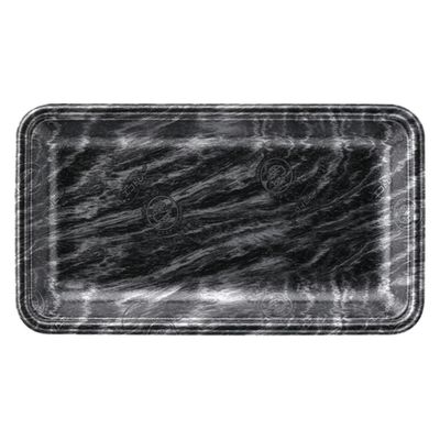 エフピコ 発泡トレー FLB-Y14-25 エコ黒木銀 4B992144 1ケース(1200個(100個×12)（直送品）