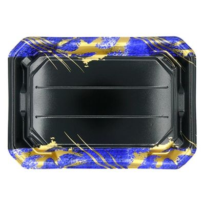 エフピコ 寿司容器 美彩3-8 本体 しずく岩青 4C100382 1ケース(300個(10個×30)（直送品）