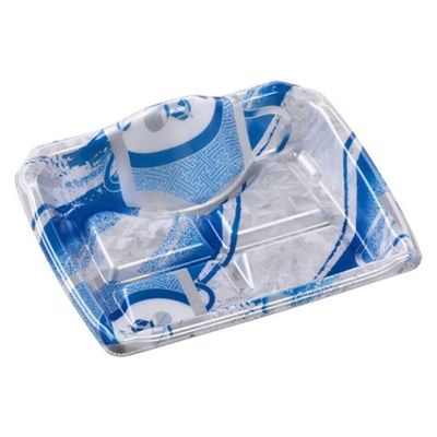 エフピコ 寿司容器 宝山20-16 本体 矢ばね青 4C150162 1ケース(800個(50個×16)（直送品）