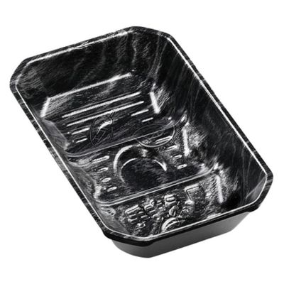 エフピコ 発泡トレー MV15-10(30)S エコ黒木銀 4C171511 1ケース(2000個(50個×40)（直送品）