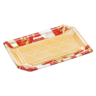 エフピコ 寿司容器 しおり2-4あさぎ赤 4C182042 1ケース(900個(50個×18)（直送品）