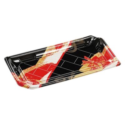 エフピコ 寿司容器 しおり2-6帯おり赤 4C182066 1ケース(600個(50個×12)（直送品）