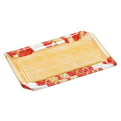 エフピコ 寿司容器 しおり3-6あさぎ赤 4C183062 1ケース(400個(50個×8)（直送品）