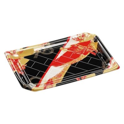 エフピコ 寿司容器 しおり3-6帯おり赤 4C183066 1ケース(400個(50個×8)（直送品）