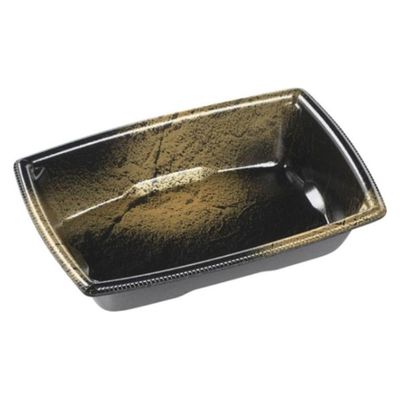 エフピコ 軽食容器 角盛鉢16-11(35)本体 エコ 渋み金 4C560004 1ケース(1200個(50個×24)（直送品）