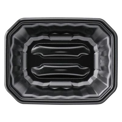 エフピコ 発泡トレー メガプレート20-15(37) エコ黒 4C592015 1ケース(900個(50個×18)（直送品）