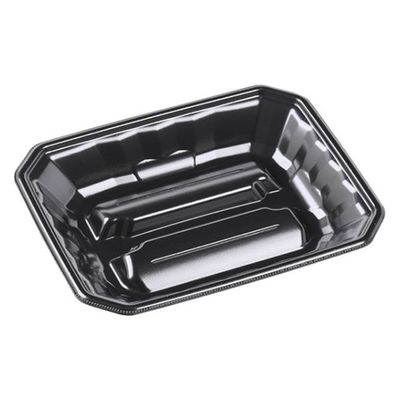 エフピコ 発泡トレー メガプレート20-24(37) 黒 4C592024 1ケース(600個(50個×12)（直送品）