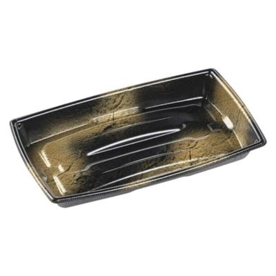 エフピコ 軽食容器 角盛鉢25-15(30)A エコ 渋み金 4C560025 1ケース(600個(50個×12)（直送品）