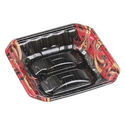 エフピコ 発泡トレー メガプレート20-20(37) 舞姫赤 4C672020 1ケース(600個(50個×12)（直送品）