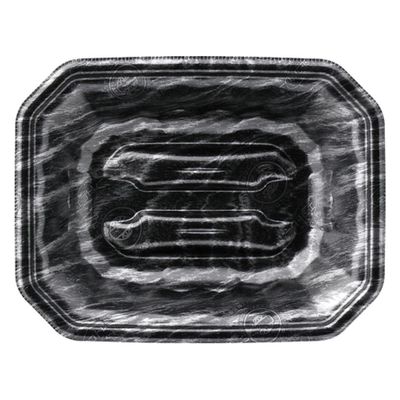 エフピコ 発泡トレー メガプレート20-15(37) エコ黒木銀 4C782015 1ケース(900個(50個×18)（直送品）