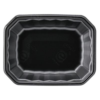 エフピコ 発泡トレー メガプレート20-15(30)平 エコ黒 4C792015 1ケース(1200個(100個×12)（直送品）