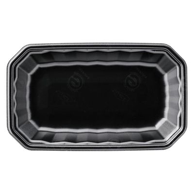 エフピコ 発泡トレー メガプレート25-15(30)平 エコ黒 4C792515 1ケース(1000個(100個×10)（直送品）