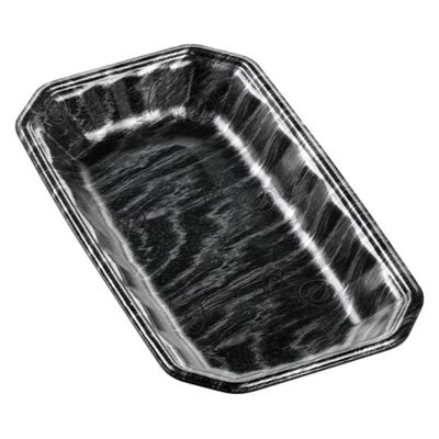 エフピコ 発泡トレー メガプレート27-15(30)平 エコ黒木銀 4C822715 1ケース(800個(100個×8)（直送品）