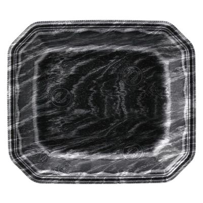 エフピコ 発泡トレー メガプレート20-17(30)平 エコ黒木銀 4C852017 1ケース(1200個(100個×12)（直送品）