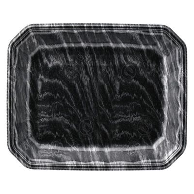 エフピコ 発泡トレー メガプレート20-24(30)平 エコ黒木銀 4C852024 1ケース(900個(100個×9)（直送品）