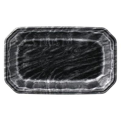 エフピコ 発泡トレー メガプレート25-15(30)平 エコ黒木銀 4C852515 1ケース(1000個(100個×10)（直送品）