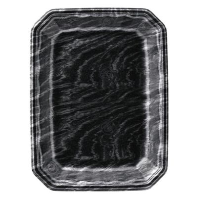 エフピコ 発泡トレー メガプレート20-26(30)平 エコ黒木銀 4C852026 1ケース(800個(100個×8)（直送品）