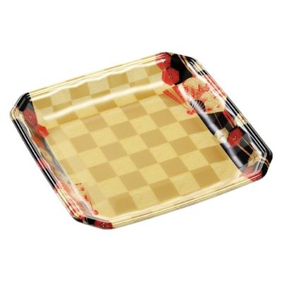 エフピコ 発泡トレー メガプレート24-24(30)平 扇市松金 4C902424 1ケース(600個(100個×6)（直送品）