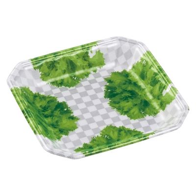 エフピコ 発泡トレー メガプレート20-20(30)平 リーフ角 4C992002 1ケース(1000個(100個×10)（直送品）