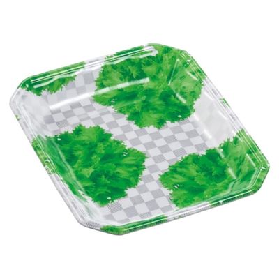 エフピコ 発泡トレー メガプレート20-24(30)平 リーフ角 4C992042 1ケース(900個(100個×9)（直送品）