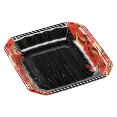 エフピコ 発泡トレー メガプレート20-20(30)平 舞姫赤 4C992933 1ケース(1000個(100個×10)（直送品）