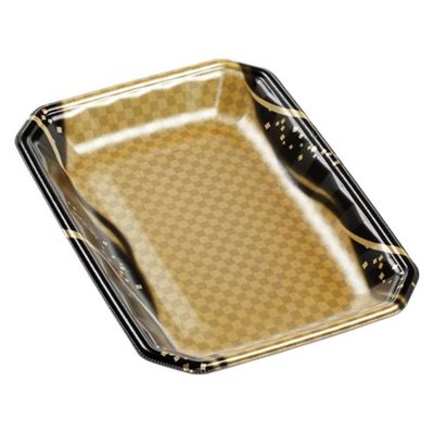 エフピコ 発泡トレー メガプレート20-28(30)平 波格子金 4C992965 1ケース(600個(100個×6)（直送品）