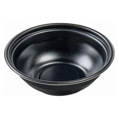エフピコ 麺容器 MFPホット麺16小(61)鉢 黒W 4M002161 1ケース(900個(50個×18)（直送品）