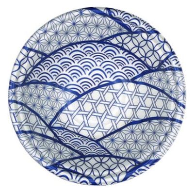 エフピコ 麺容器 MFPホット麺19(61)鉢 なみ紋青 4M002199 1ケース(600個(50個×12)（直送品）