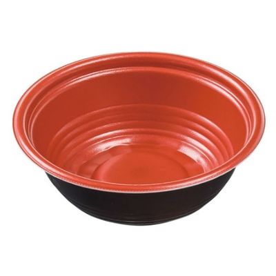 エフピコ 麺容器 MFPホット麺17(57)M 赤黒 4M004175 1ケース(750個(50個×15)（直送品）