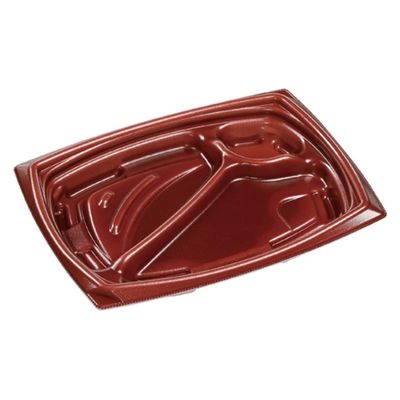 エフピコ 惣菜容器 MFPエリッシュU24-18-1 エンジ 4M016484 1ケース(400個(50個×8)（直送品）