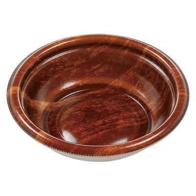 エフピコ 惣菜容器 MFPデリプレ丸15 本体 風木BR 4M015002 1ケース(900個(50個×18)（直送品）