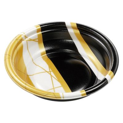 エフピコ 惣菜容器 MFPデリプレ丸17 フラン金黒 4M017005 1ケース(600個(50個×12)（直送品）