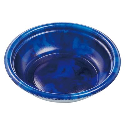 エフピコ 惣菜容器 MFPデリプレ丸17 本体 カフェブルー 4M017004 1ケース(600個(50個×12)（直送品）